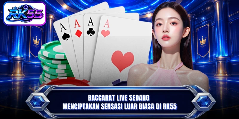 Baccarat Live sedang menciptakan sensasi luar biasa di RK55